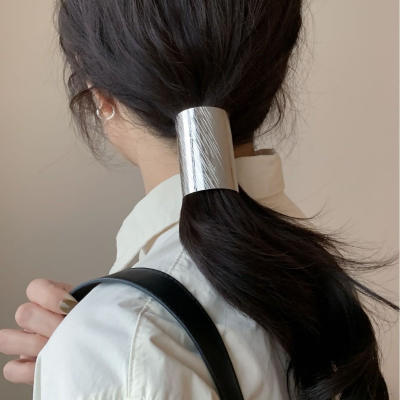Minimalist Metal Cylinder Hair Clip ✨ | Heavy-Duty Non-Slip Grab for Sleek Updos