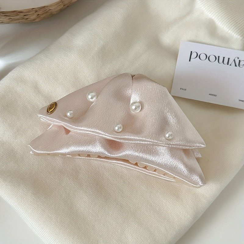 Retro Double-layer Grab Clip, Elegant And High-end, Simple And Versatile Hair Clip, Updo, Shark Clip Hair Accessory