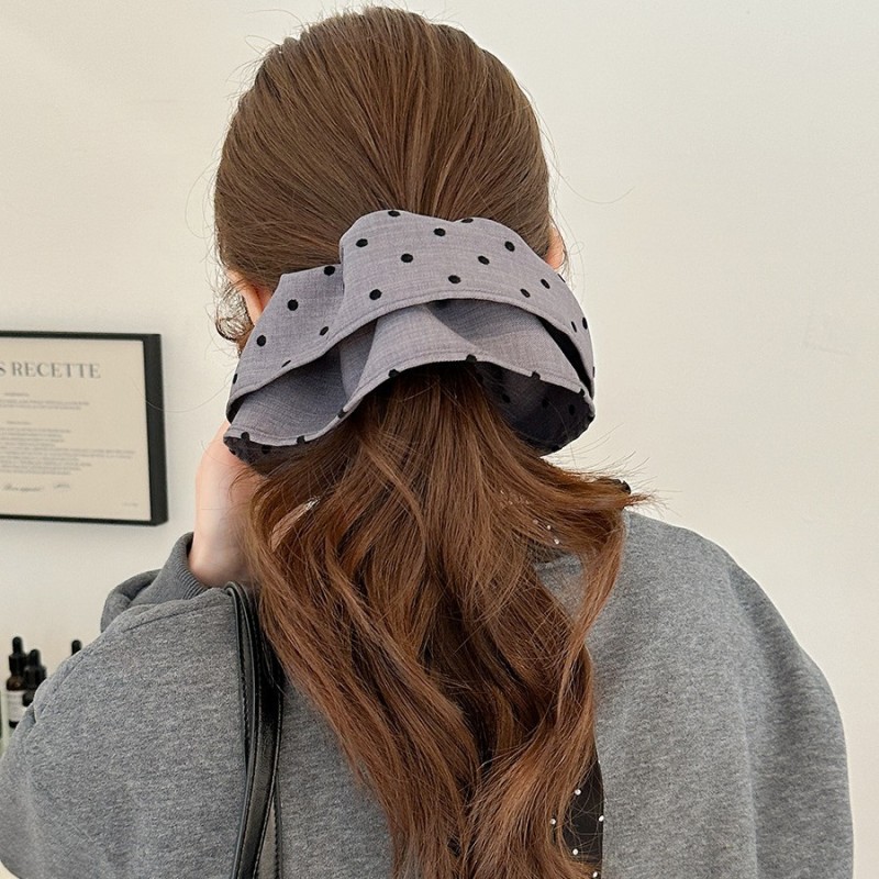 🖤 Retro Double-Layer Striped Hairband – Timeless Black & White Elegance 🖤