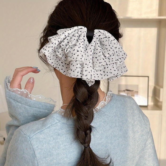 Elegant Bow Hair Clip 🎀 | Large Non-Slip Shark Grip for Everyday Hairstyles