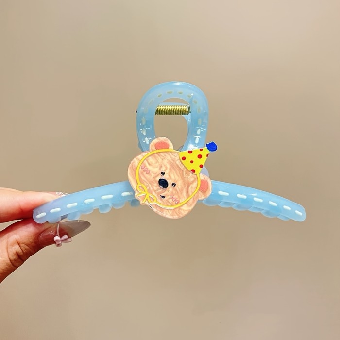 Cute Cartoon Hair Clip Women's Elegant 2025 New Style Large Hair Volume Shark Clip Hairpin Hair Accessories