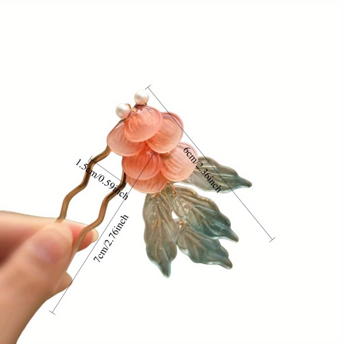 1pc Fish Shadow Dance Super Fairy Hairpin - Chinese Style Carp Headpiece with 6 Iridescent Tones, Elegant Side Clamp Hair Ornament for Women, Perfect Gift for Halloween, Parties & Themed Events, Halloween Hair Accessory, Iridescent Finish