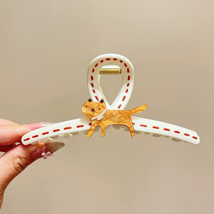 Cute Cartoon Hair Clip Women's Elegant 2025 New Style Large Hair Volume Shark Clip Hairpin Hair Accessories
