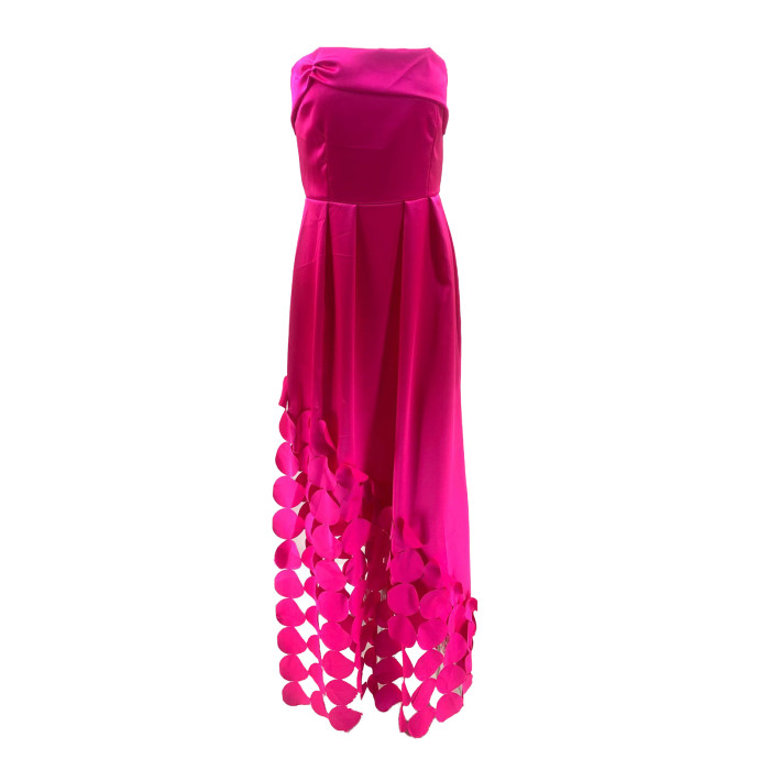 Women Evening Dress Satin Off-Shoulder Sleeveless A Line Lady Maxi Dress Sexy Hollow Out Prom Wedding Party Female Dress