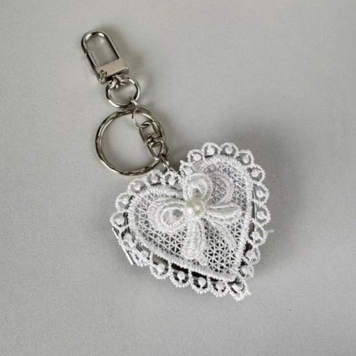 Y2K Lace Love Cherry Mirror Keychain Vintage Mini Folding Double Sided Cosmetic Mirror Keyring Sweet Cool Bag Pendant Girl Gift