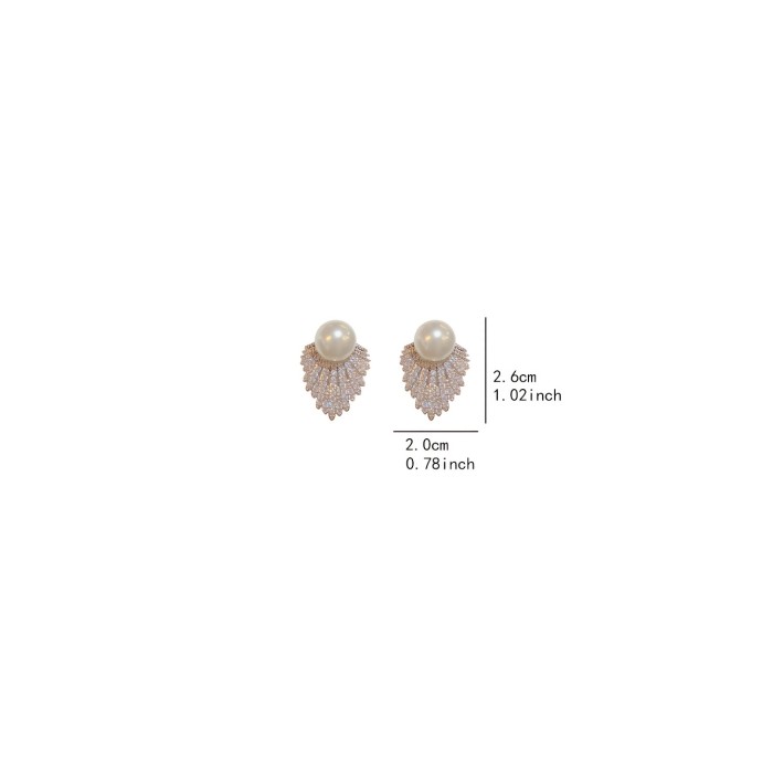 Chic Geometric Bead Stud Earrings for Women - Vintage & Minimalist Design - Alloy with Copper Posts - Perfect for Casual Attire or Parties - Novelty Earrings