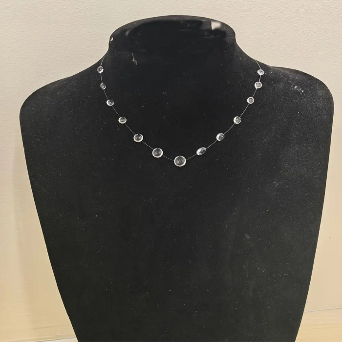 Elegant Handcrafted Crystal Beaded Adjustable Necklace ✨