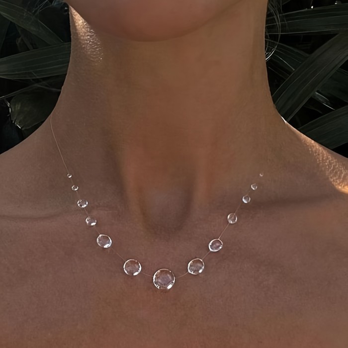 Elegant Handcrafted Crystal Beaded Adjustable Necklace ✨