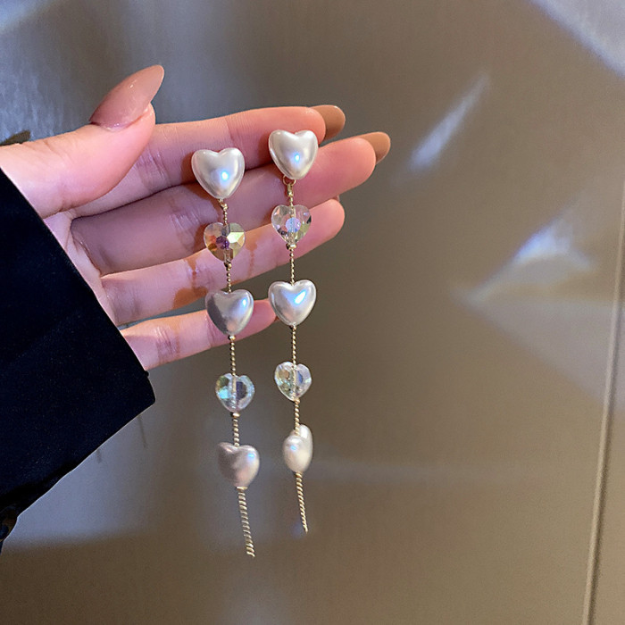 Elegant French Floral Dangle Earrings ✨
