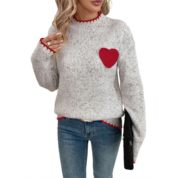 Casual Loose Knit Sweater – Winter Vintage Pullover ✨