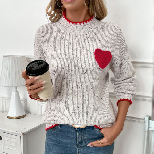 Casual Loose Knit Sweater – Winter Vintage Pullover ✨