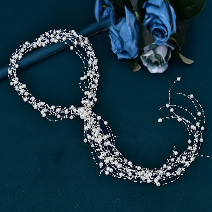 ✨ Romantic Sweet Pearl Braid Hair Chains ✨