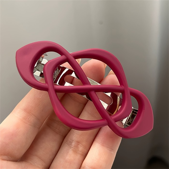 ✨ Korean Style Elegant Crossed Ponytail Spring Clip ✨