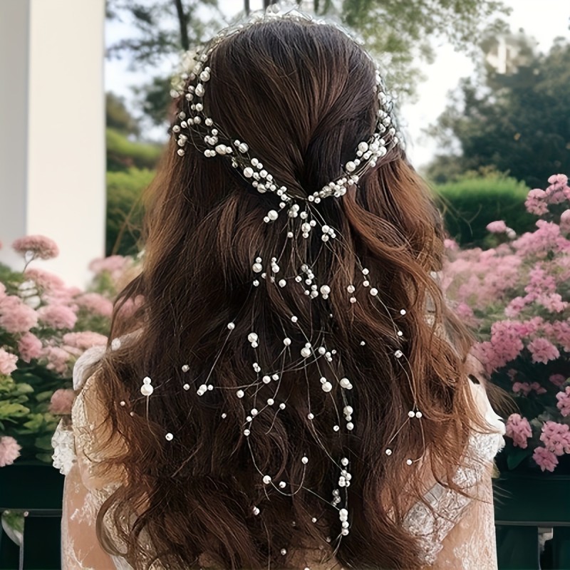 ✨ Romantic Sweet Pearl Braid Hair Chains ✨