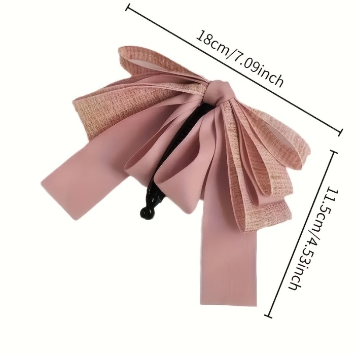 ✨ Retro Bow Banana Hair Clip ✨