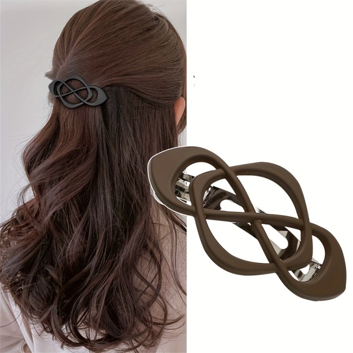 ✨ Korean Style Elegant Crossed Ponytail Spring Clip ✨