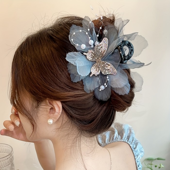 ✨ Elegant Sweet Butterfly Shark Hair Clip ✨