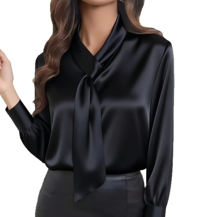 Summer Elegant French V-Neck Long Sleeve Shirt ✨