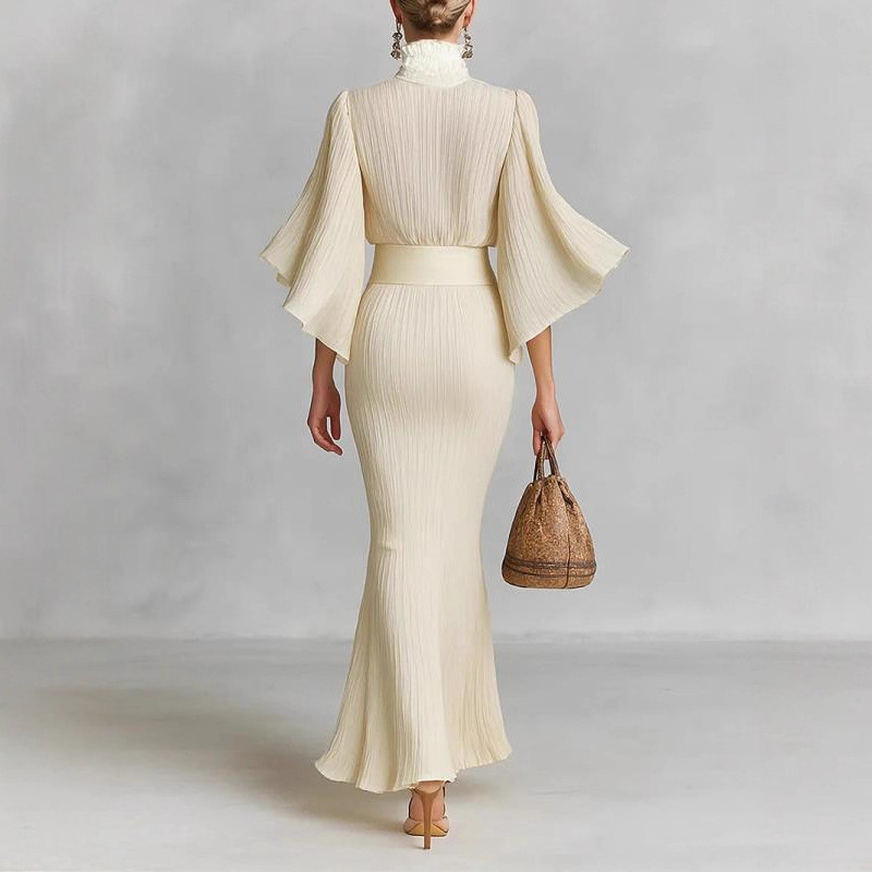 Button Battalion Sleeve Shirt & Skirt Two-Piece Set ✨