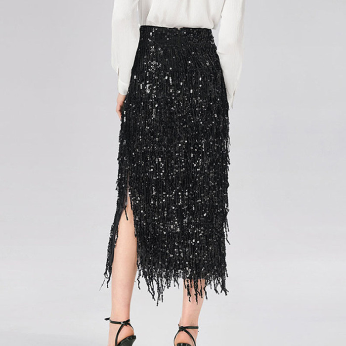 ✨ Spring Glitter Sequin Party Skirt ✨
