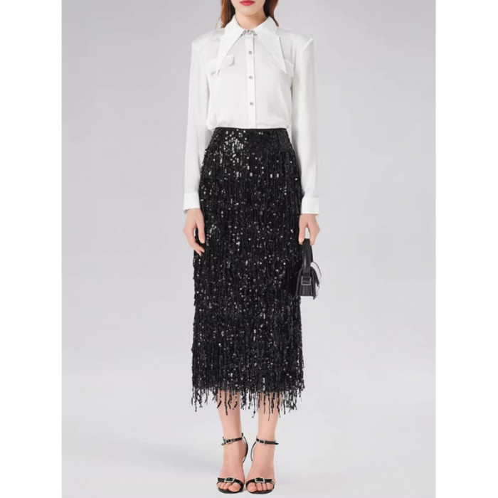 ✨ Spring Glitter Sequin Party Skirt ✨