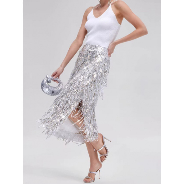 ✨ Spring Glitter Sequin Party Skirt ✨