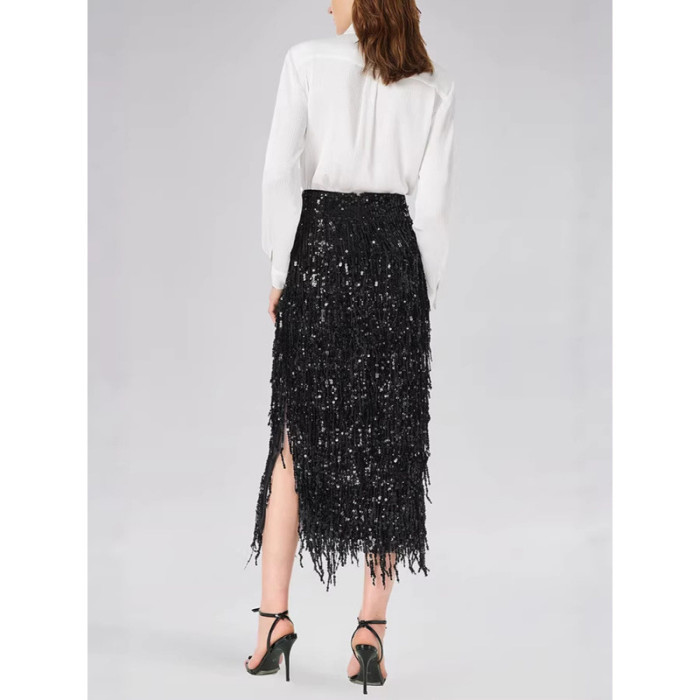 ✨ Spring Glitter Sequin Party Skirt ✨