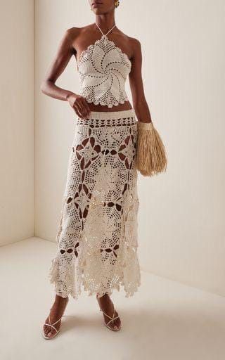 ✨ Flower Crochet Hollow Out 2-Piece Vacation Set ✨