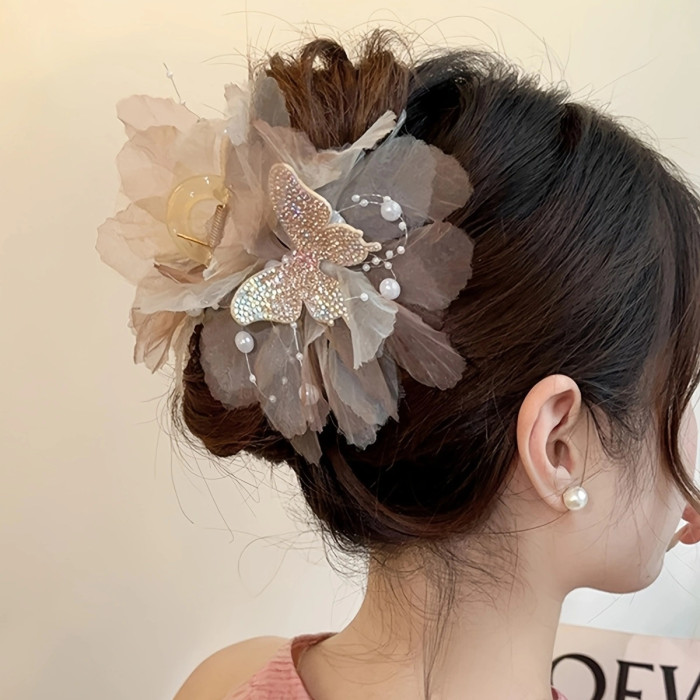 ✨ Elegant Sweet Butterfly Shark Hair Clip ✨