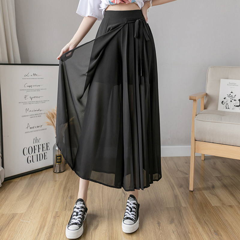 ✨Chiffon High Waist Wide Leg Casual Culottes✨