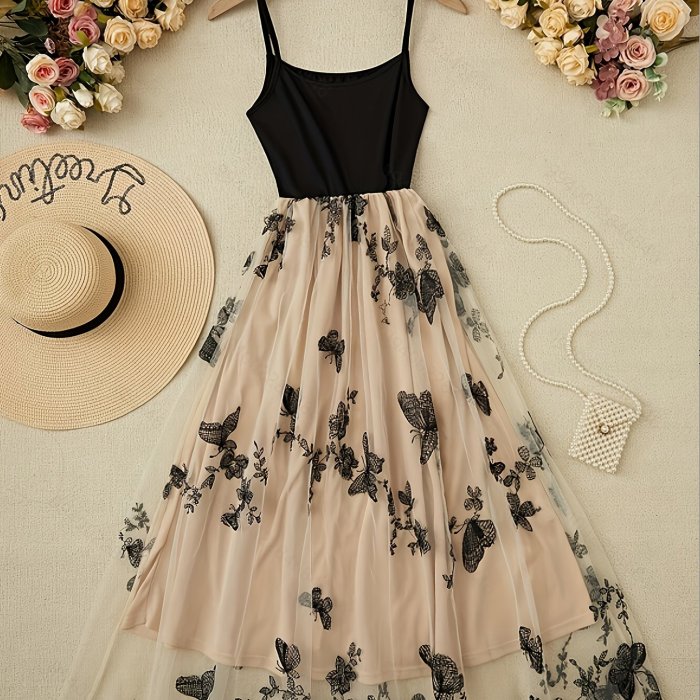 ✨Mesh Spaghetti Strap Fashion Dress✨