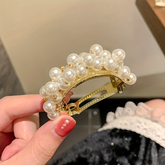 ✨Elegant Imitation Pearl Spring Hair Clip✨