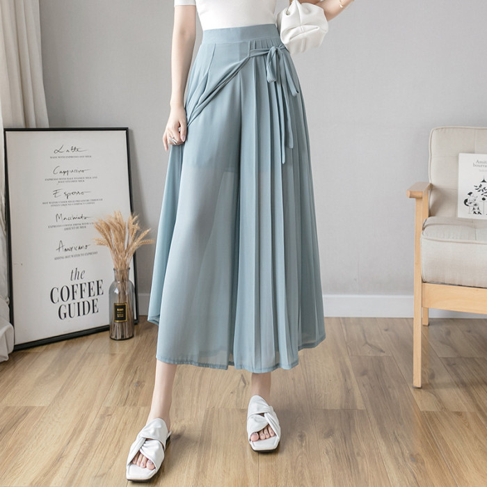 ✨Chiffon High Waist Wide Leg Casual Culottes✨