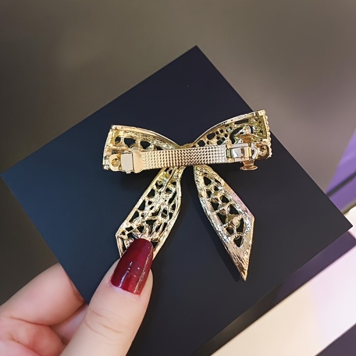 ✨Elegant Bow Spring Clip Sophisticated Hairpin✨