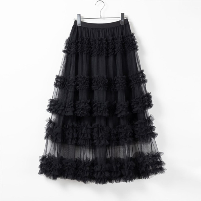 ✨3 Layer Mesh A-Line Maxi Skirt✨