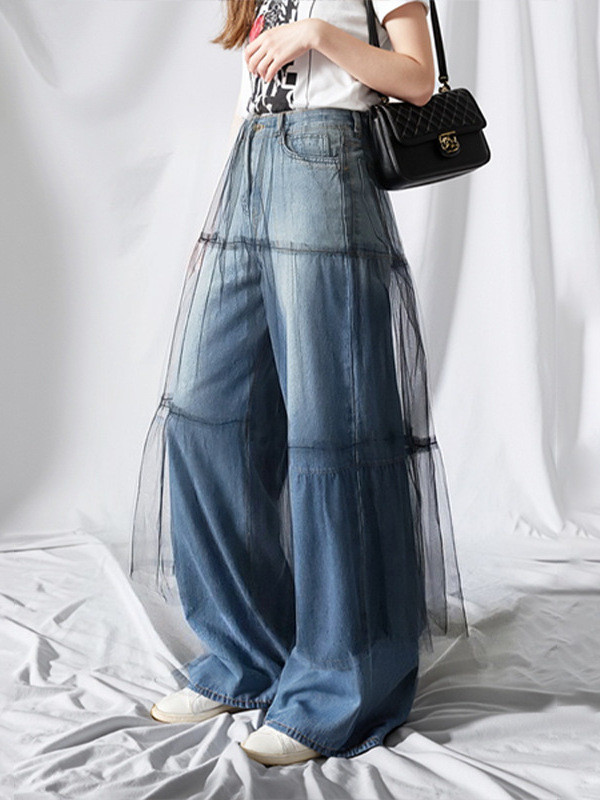 ✨Translucent High Waist Midi A-Line Skirt✨