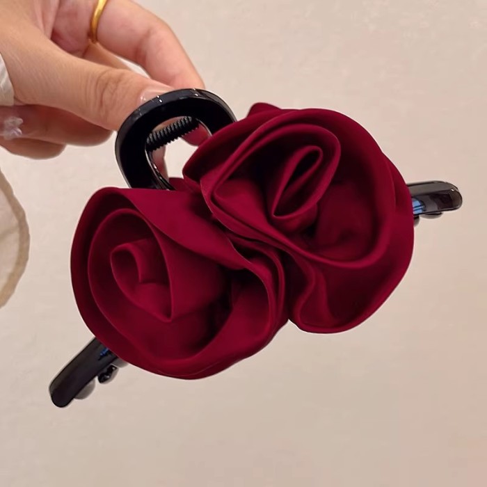 ✨Bohemian Rose Flower Acrylic Hair Claw Clip✨
