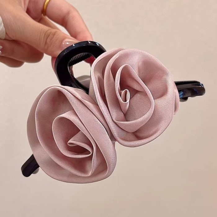 ✨Bohemian Rose Flower Acrylic Hair Claw Clip✨
