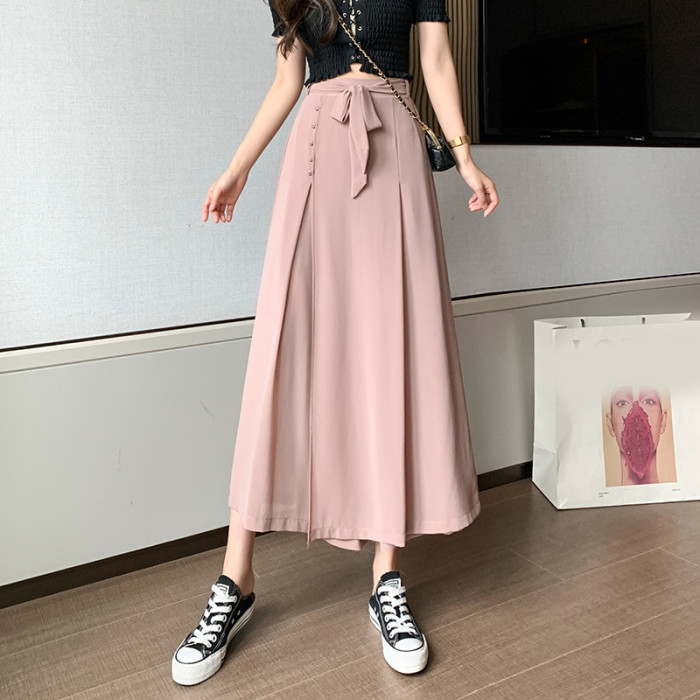 ✨Chiffon High Waist Wide Leg Casual Culottes✨