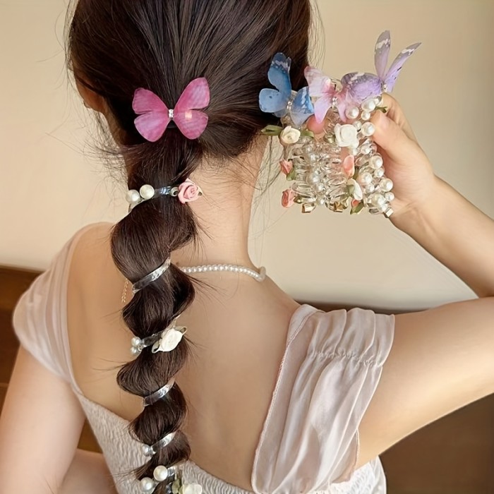 ✨Bohemian Mesh Butterfly Hair Tie✨