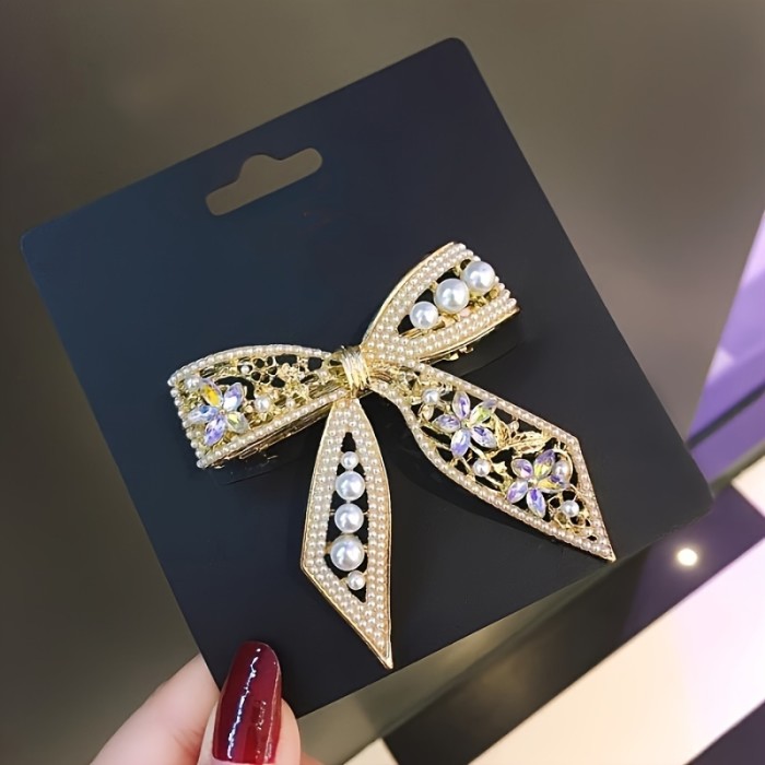 ✨Elegant Bow Spring Clip Sophisticated Hairpin✨