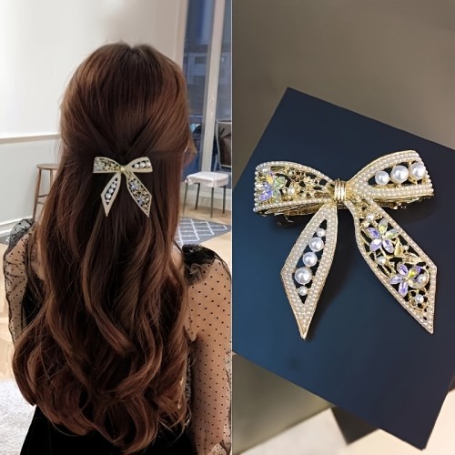 ✨Elegant Bow Spring Clip Sophisticated Hairpin✨