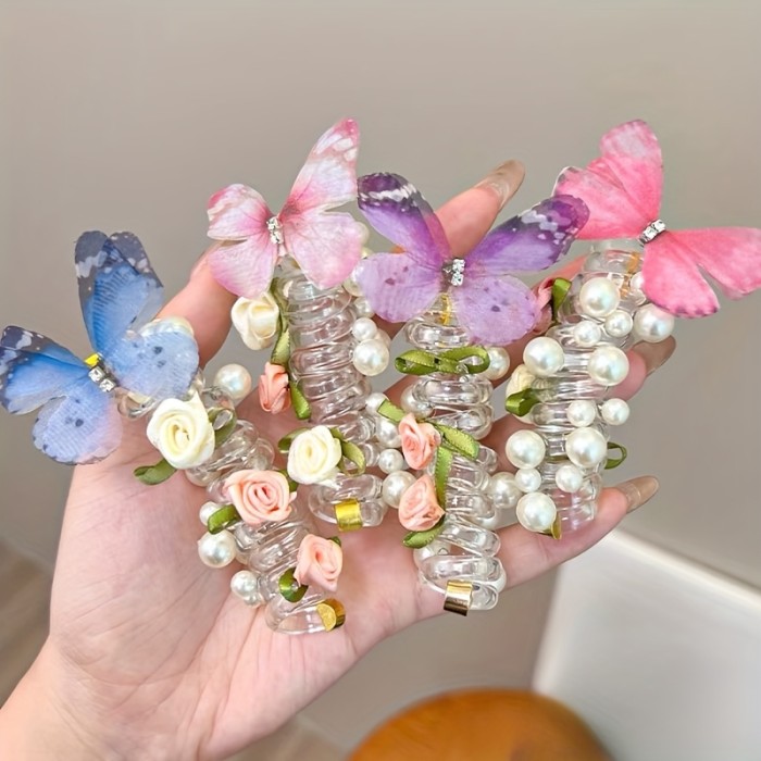 ✨Bohemian Mesh Butterfly Hair Tie✨