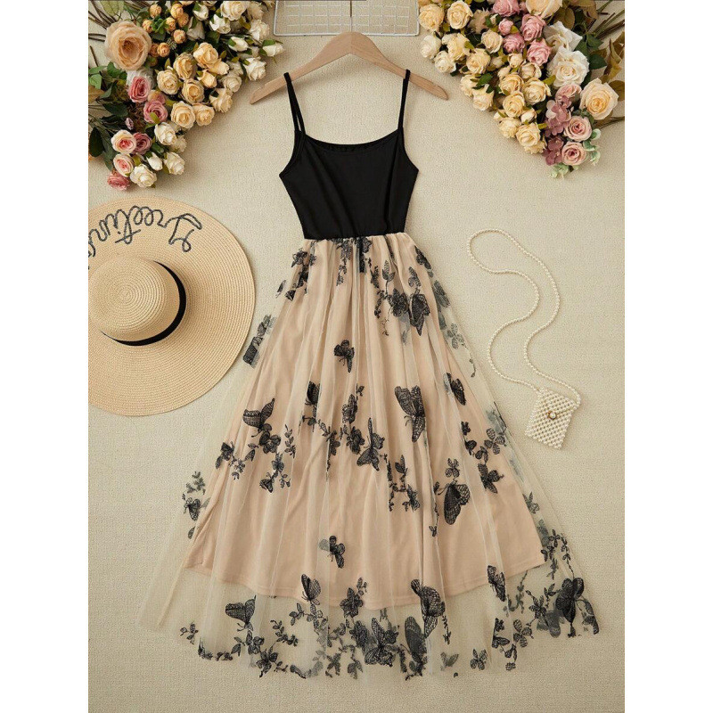 ✨Mesh Spaghetti Strap Fashion Dress✨