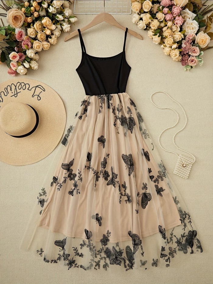 ✨Mesh Spaghetti Strap Fashion Dress✨