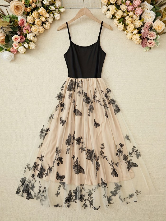 ✨Mesh Spaghetti Strap Fashion Dress✨