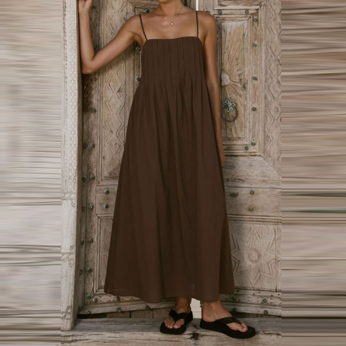 ✨Sexy Off Shoulder Backless Suspenders Long Dress✨