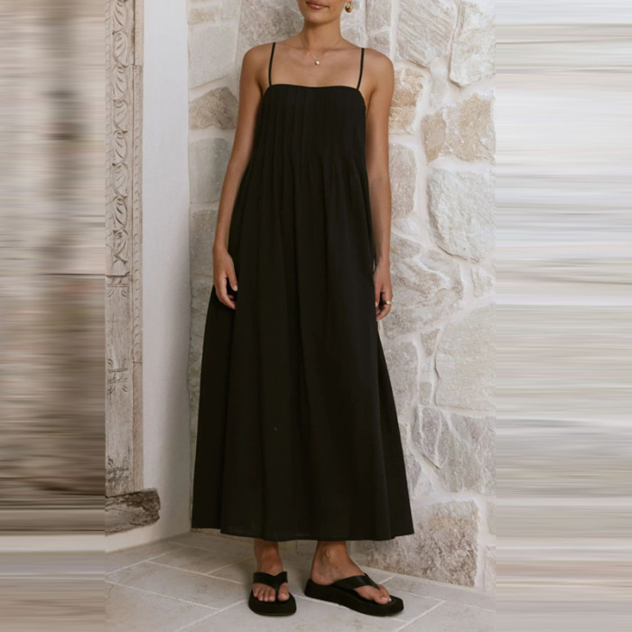 ✨Sexy Off Shoulder Backless Suspenders Long Dress✨