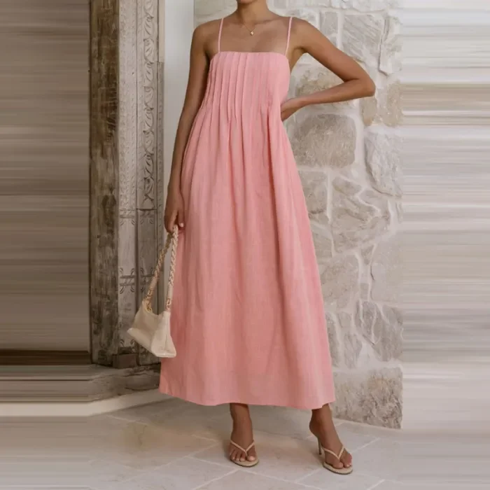 ✨Sexy Off Shoulder Backless Suspenders Long Dress✨
