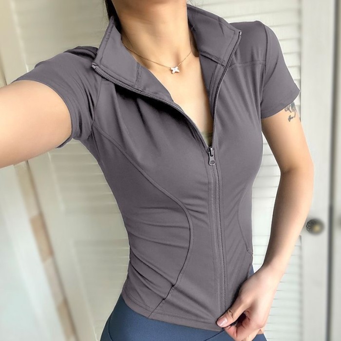 ✨Women's Short Sleeve Yoga Fitness Sports Top✨